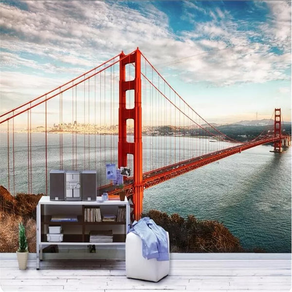 Papier peint Papier peint panoramique pont San Francisco inspiré des de