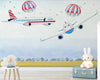 Papier peint Papier peint enfant avions apportera une vives,