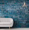 Papier peint Papier peint briques bleues de briques apporte
