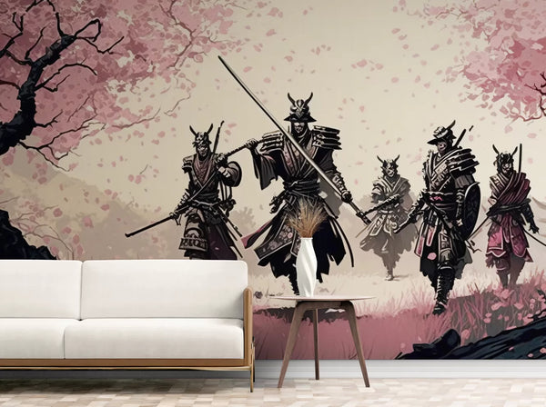 Papier peint Papier peint japonais samouraïs inspiré du générale