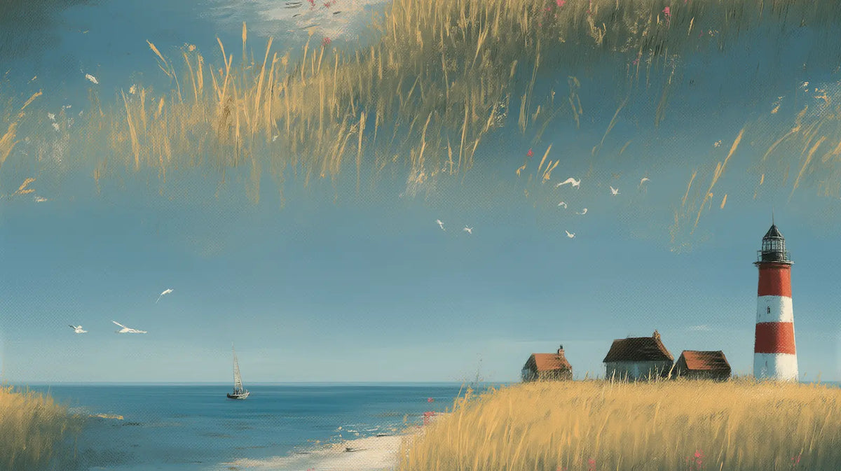 Motif papier peint phare