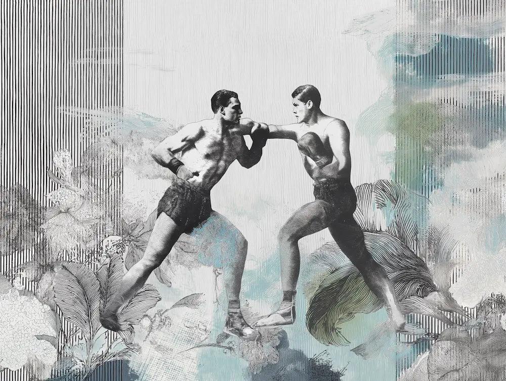 Motif Papier Peint Encadré