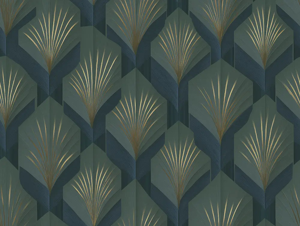 Motif Tapisserie Vert Sauge