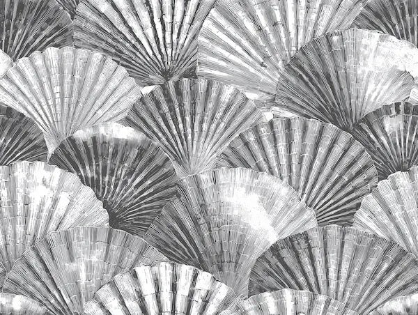 Motif apier peint coquillage 