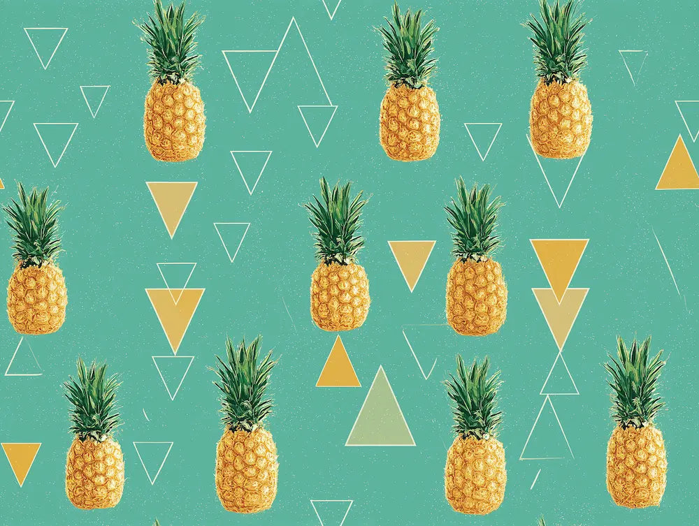 Motif papier peint ananas