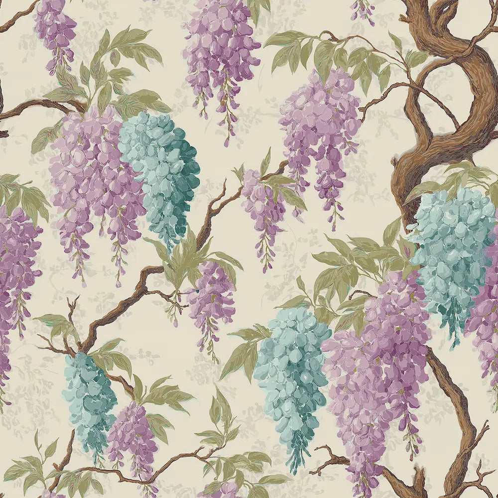Motif papier peint anglais laura ashley 