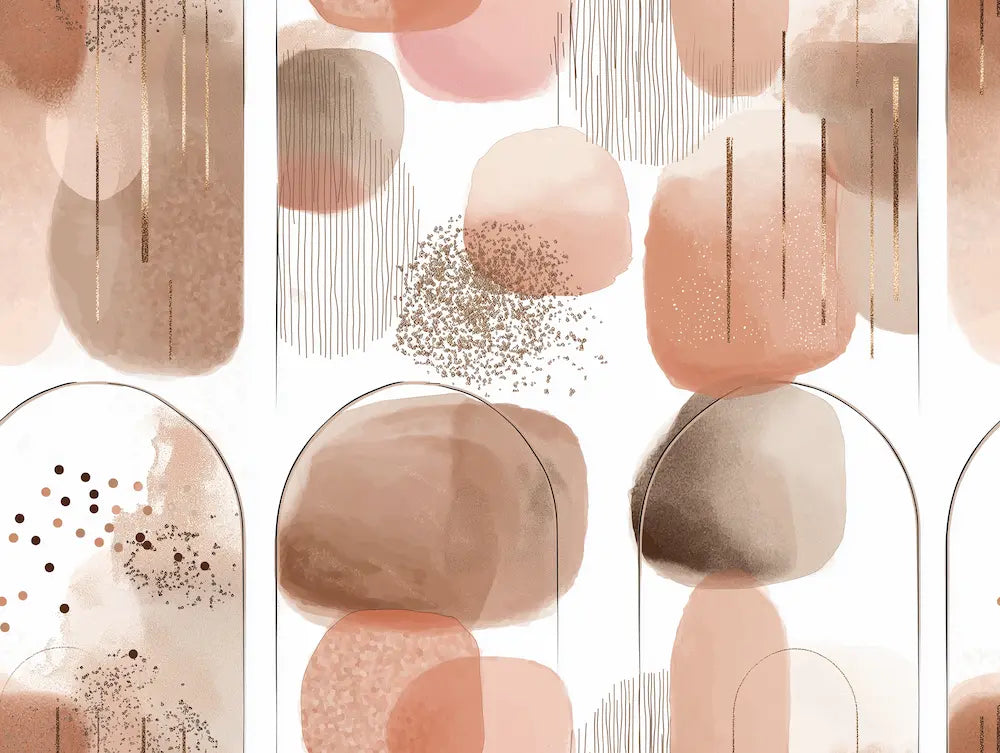 Motif papier peint archéri