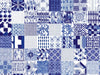 Motif papier peint azulejos