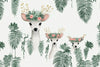 Motif papier peint biche