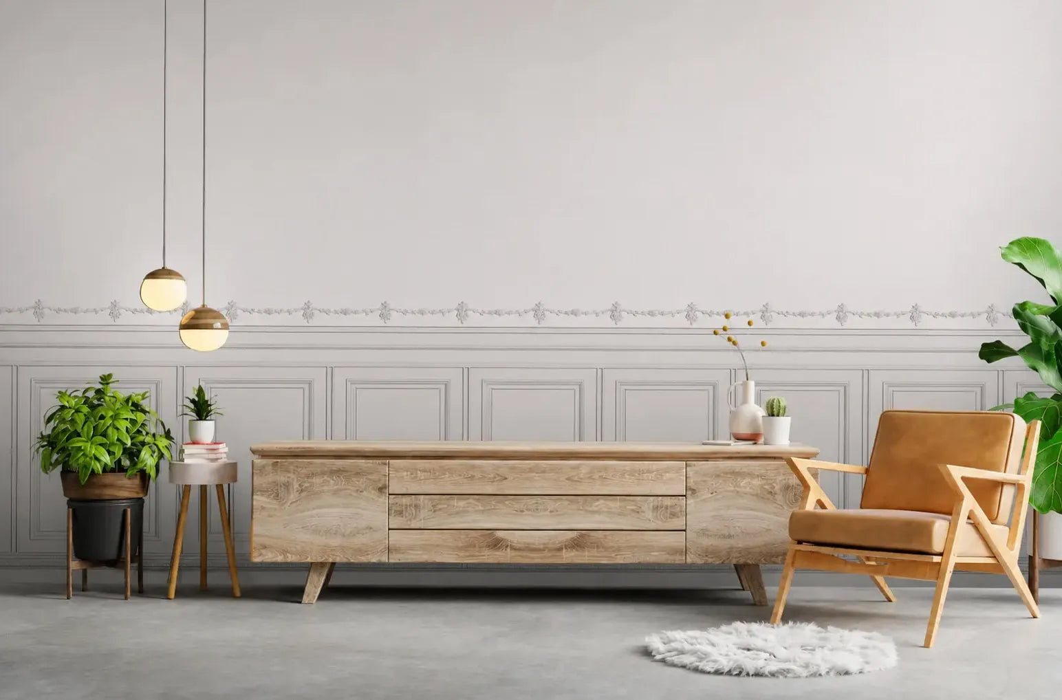 papier peint boiseries haussmann