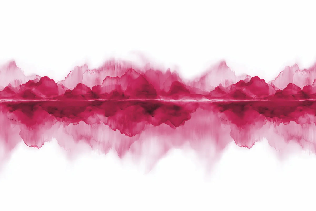 Motif papier peint encre