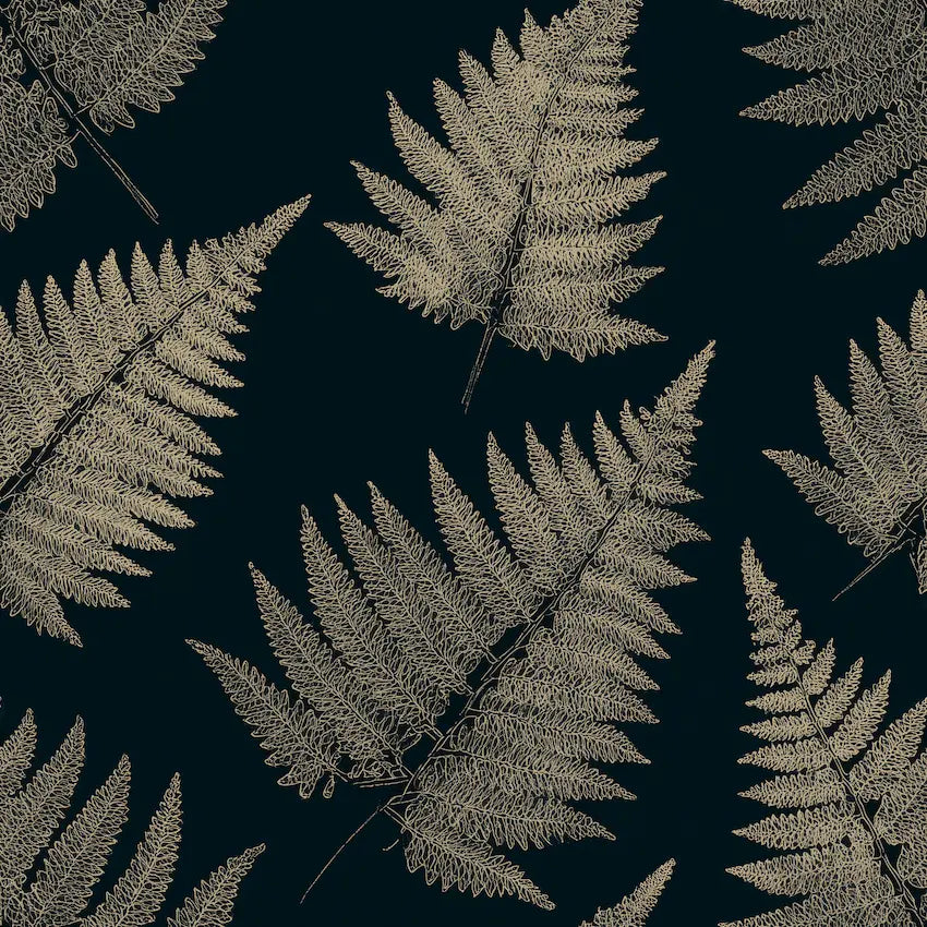 Motif papier peint fougere