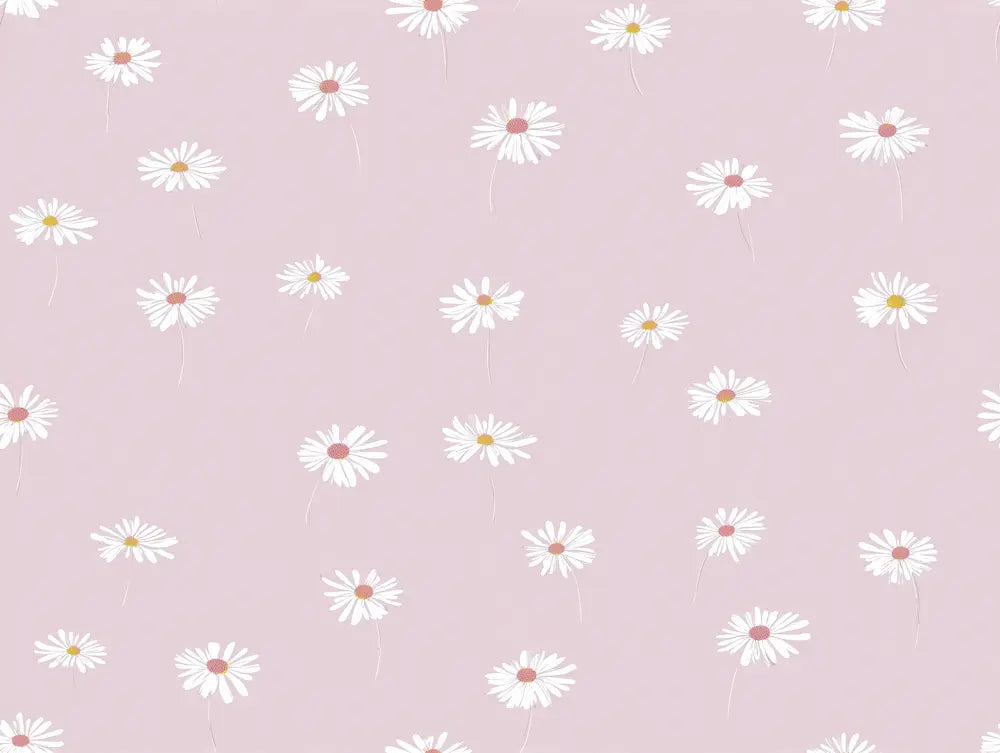 Motif papier peint marguerite 