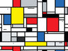 Motif papier_peint_mondrian
