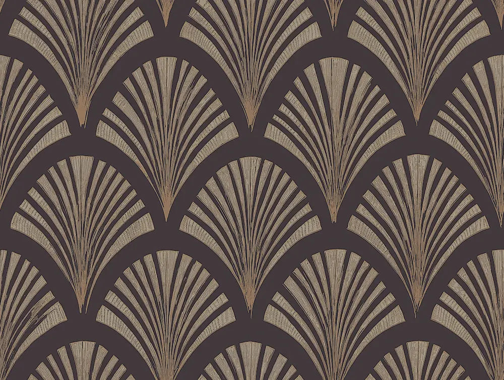 Motif papier peint palmette
