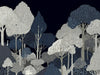 Motif papier peint panoramique foret enchantée