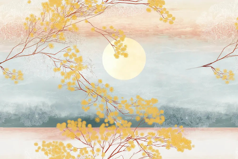 Motif papier peint sol