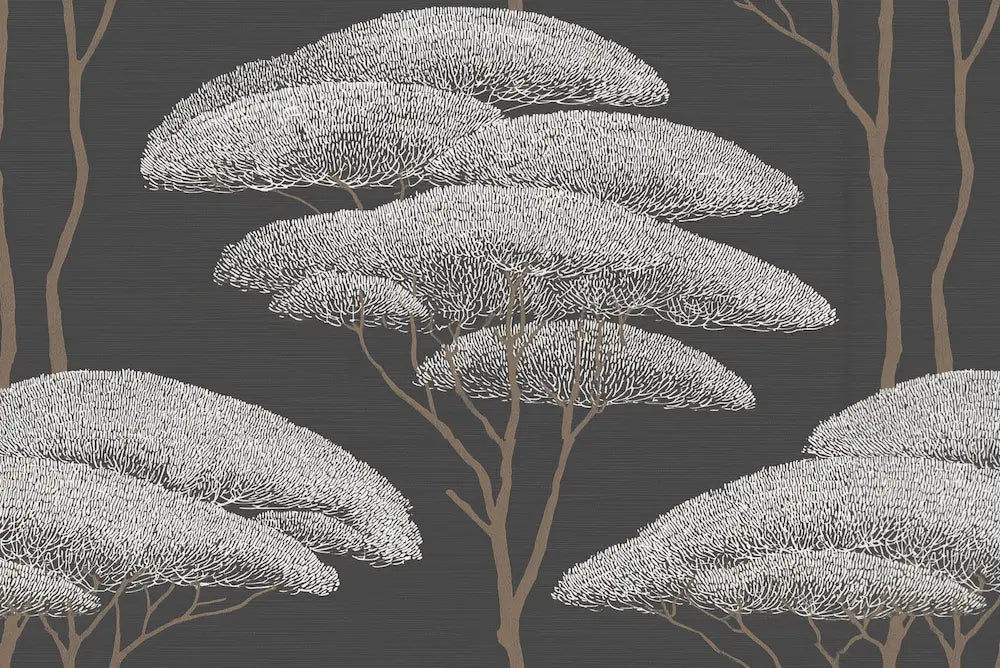 Motif papier peint sombre