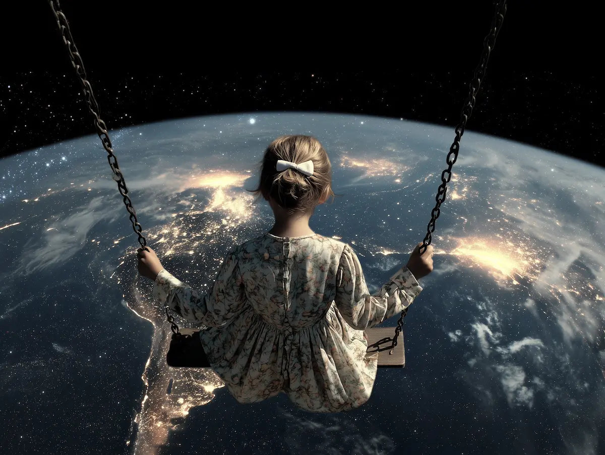 Motif papier peint swing 