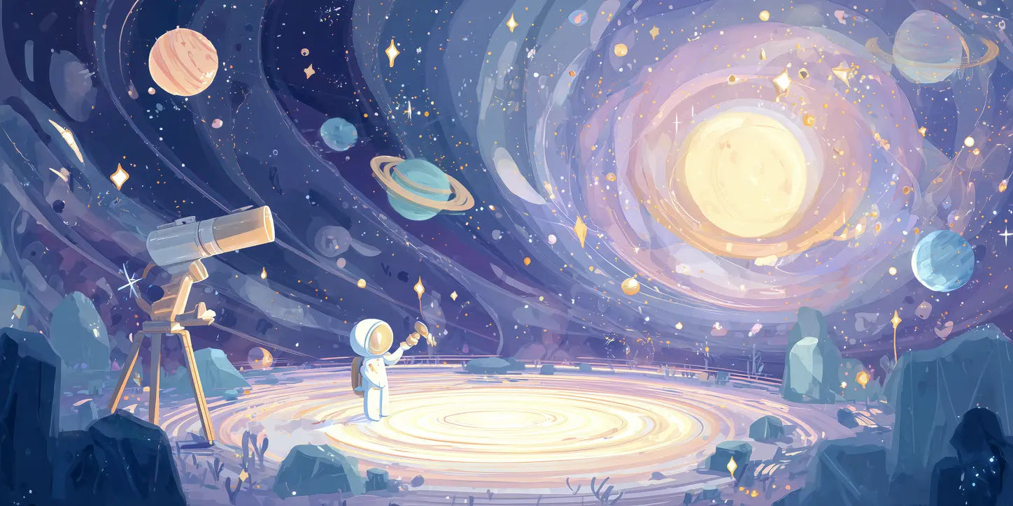 Motif Papier Peint Galaxie Astronomique