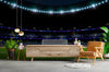 Papier peint Papier peint Stade de Football sombres et vibrante