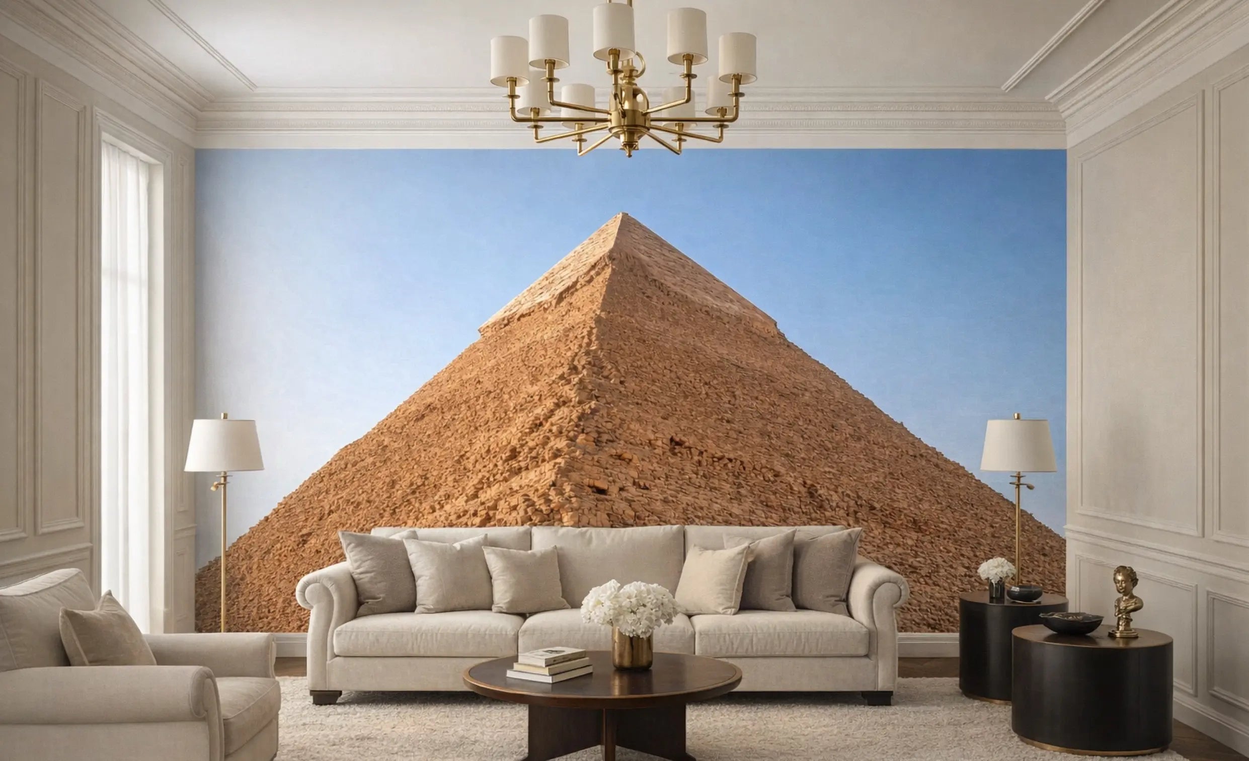 Papier peint pyramide de gizeh