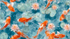 Papier Peint poisson Japonais Motif