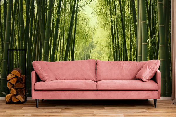 Papier peint Papier peint chemin forêt de bambous crée une apaisante