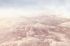 Papier peint paysage nuages roses