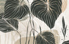 Papier peint feuillage tropical moderne