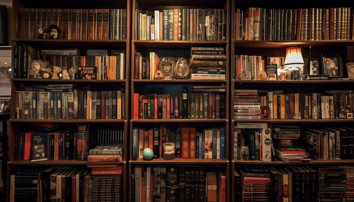 Papier peint bibliothèque