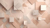 Papier peint pastel géométrique rose