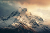 Papier peint paysage montagne sous la brume