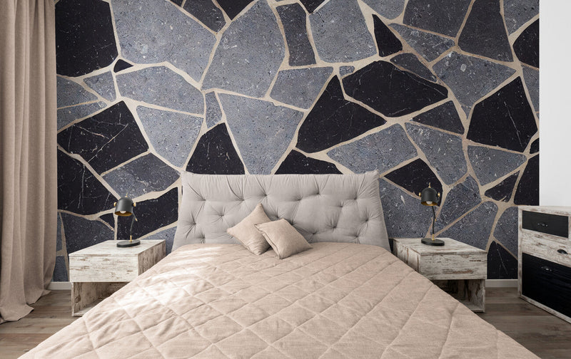 Papier peint Papier peint motif marbre géométrique inspiré moderne