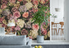 Papier peint Papier peint bouquets de roses luxuriant de apporte