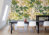 Papier peint Papier peint vintage floral vert luxuriant de végétale