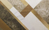 Papier peint motif géométrique marbre et bois