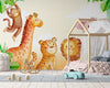 Papier peint Papier peint animaux savane enfant de savane douces,