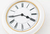 Papier peint horloge blanche moderne