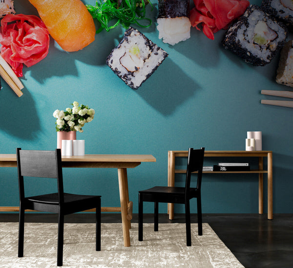 Papier peint Papier peint japonais sushi culinaire inspiré moderne