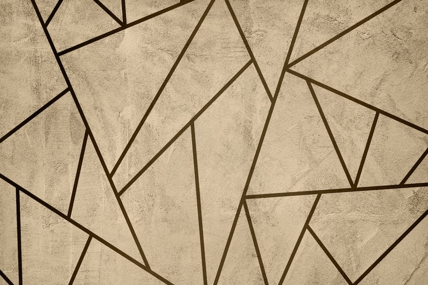 Papier peint géométrique lignes abstraites