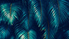Papier peint feuillage vert tropical design