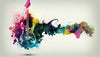 Papier peint Musique coloré