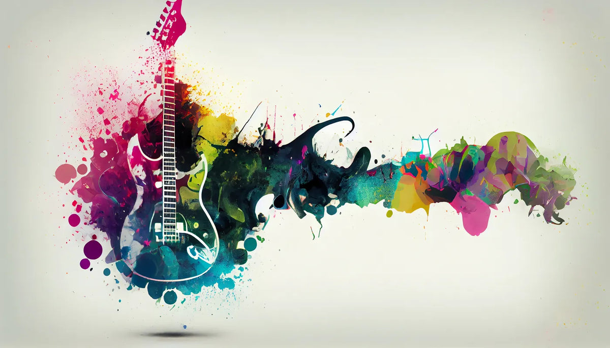 Papier peint Musique coloré