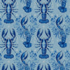 Motif homard bleu