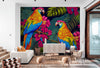 Papier peint Papier peint plantes et oiseaux tropicaux apportera une vives,