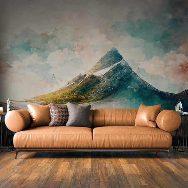 Papier peint Papier peint montagnes brumeuses offre une vives,