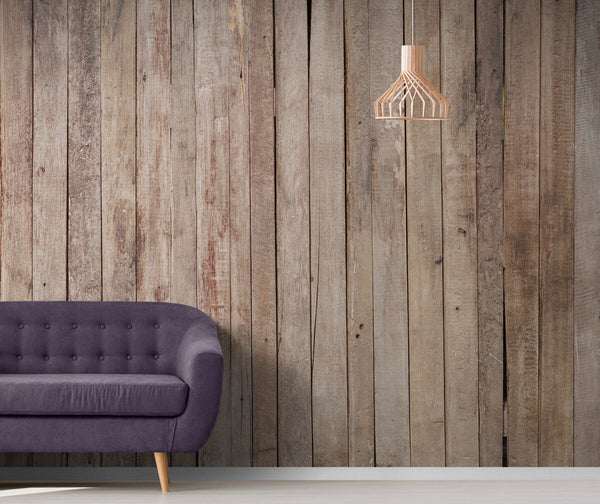 Papier peint Papier peint planches de bois marron clair bois brut, scandinave