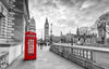 Papier peint panoramique cabine téléphonique