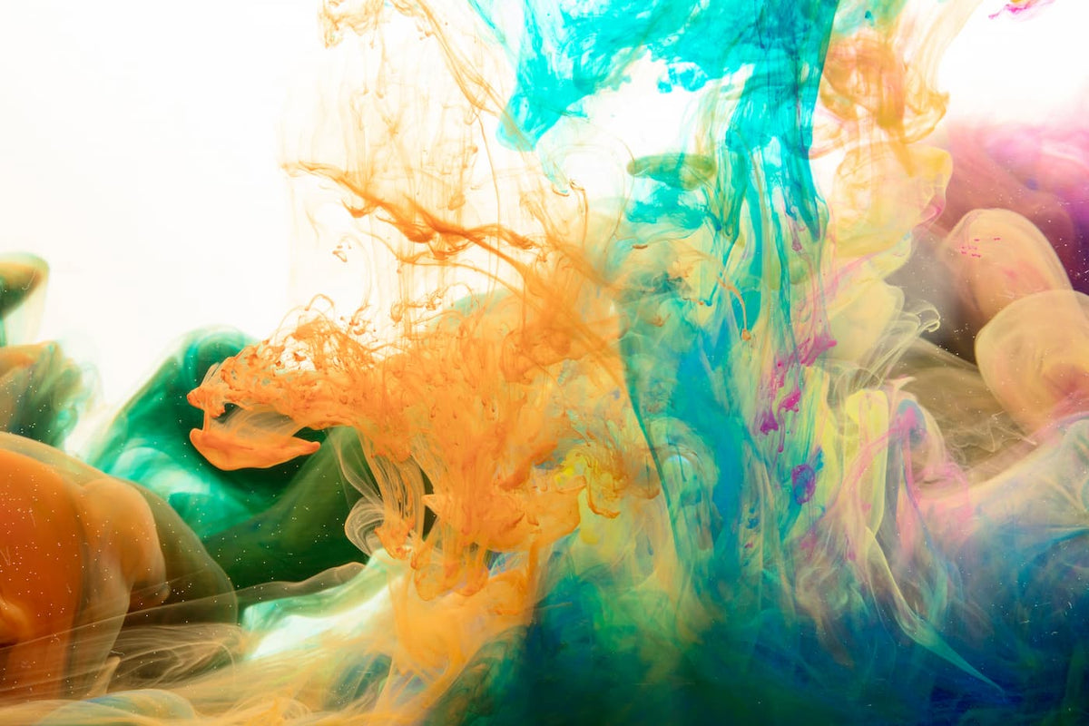 Papier peint mirage de couleurs